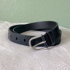 Black and Silver Calvin Klein Belt